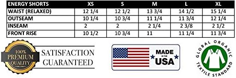 Certified Organic Cotton Spandex Sports Shorts view 4