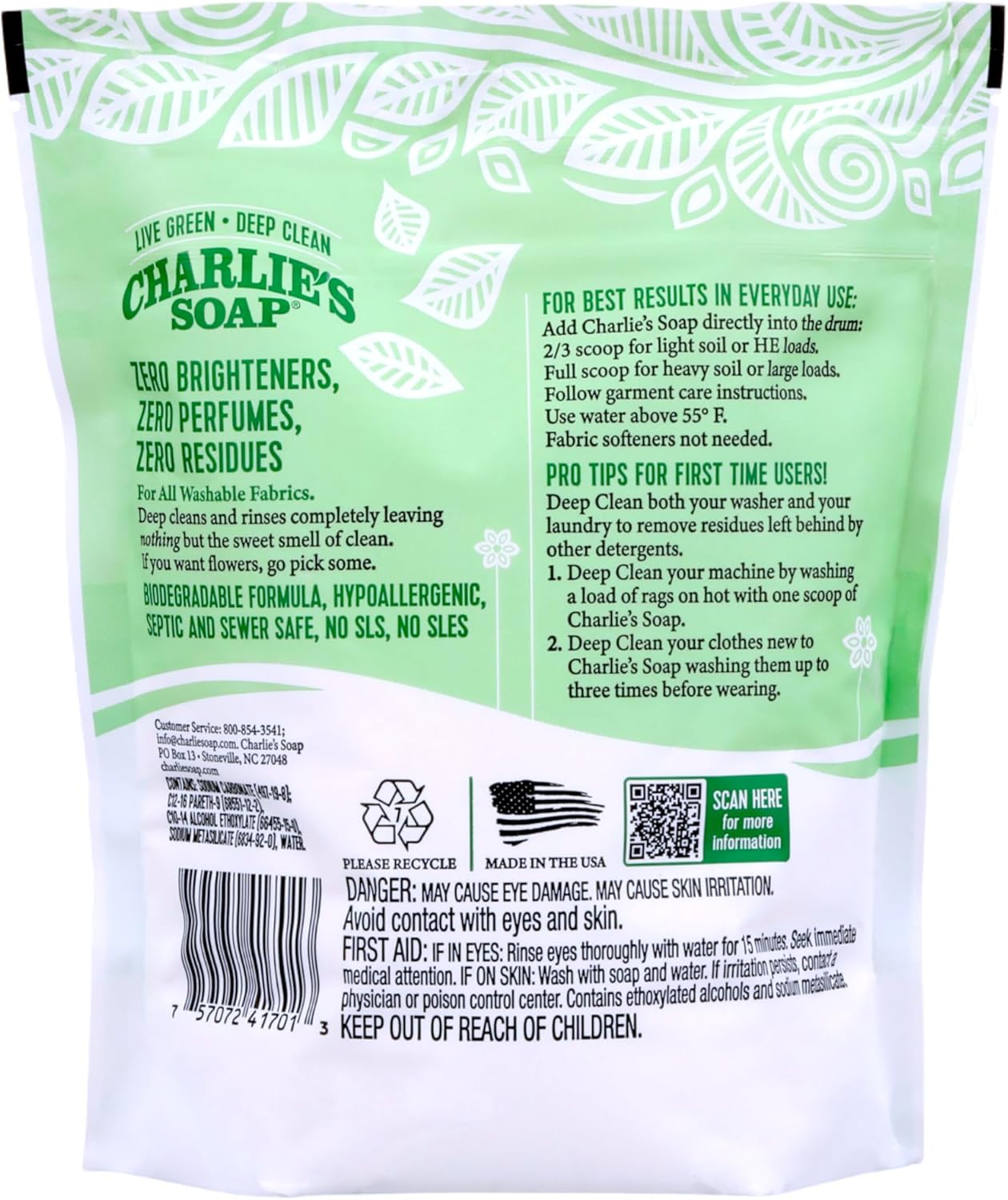 Charlie's Soap Laundry Powder view 2