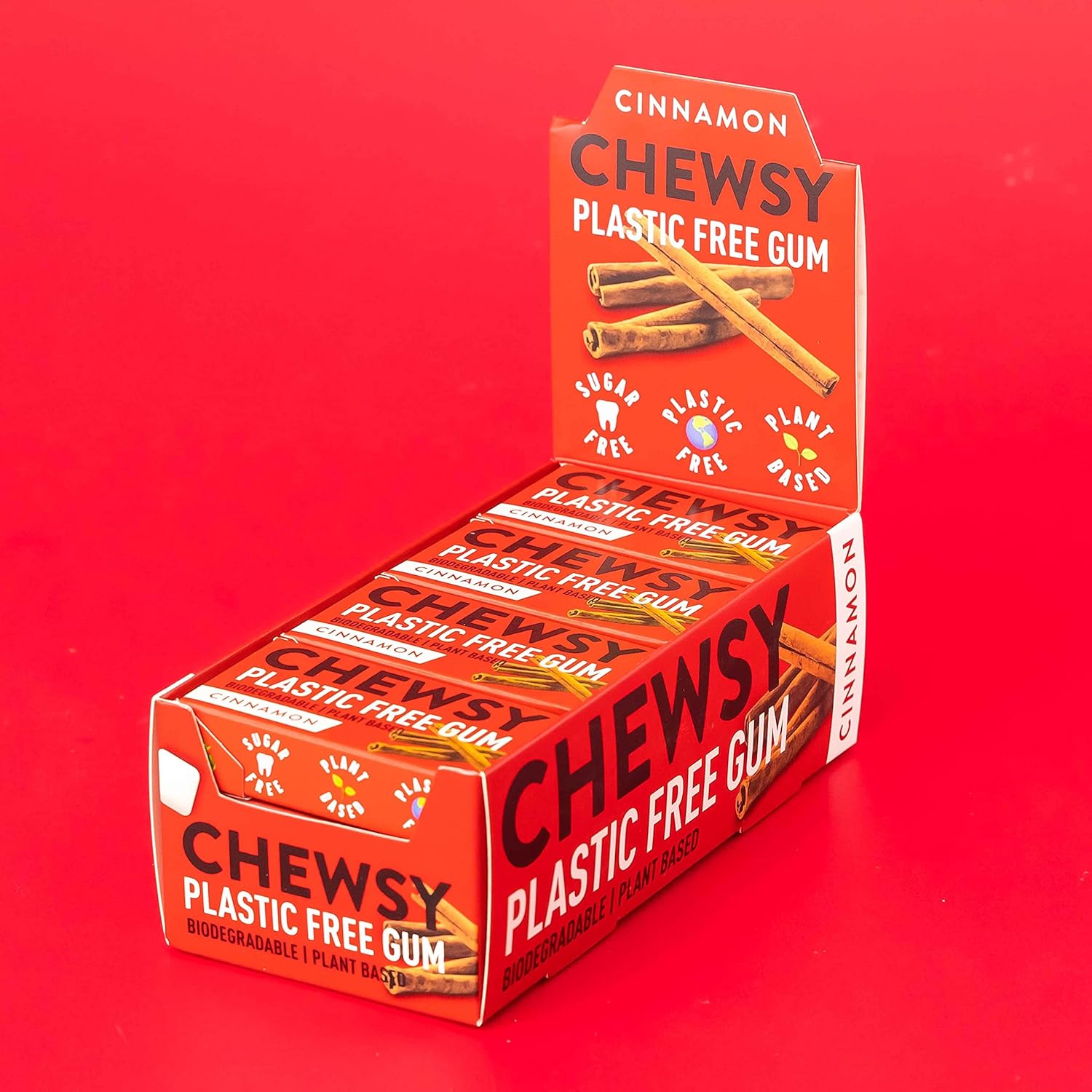 Chewsy Cinnamon Natural Chicle Gum view 3