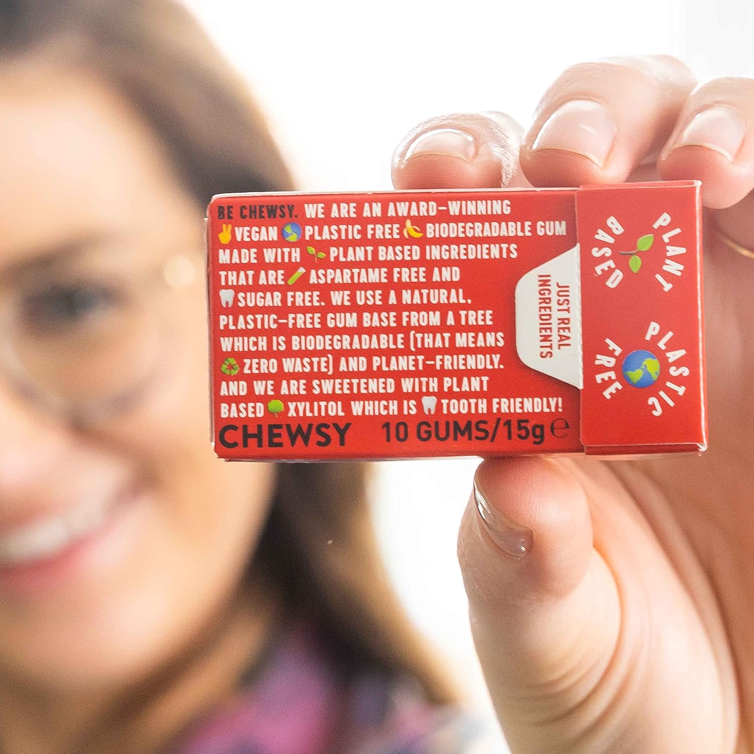 Chewsy Cinnamon Natural Chicle Gum view 4