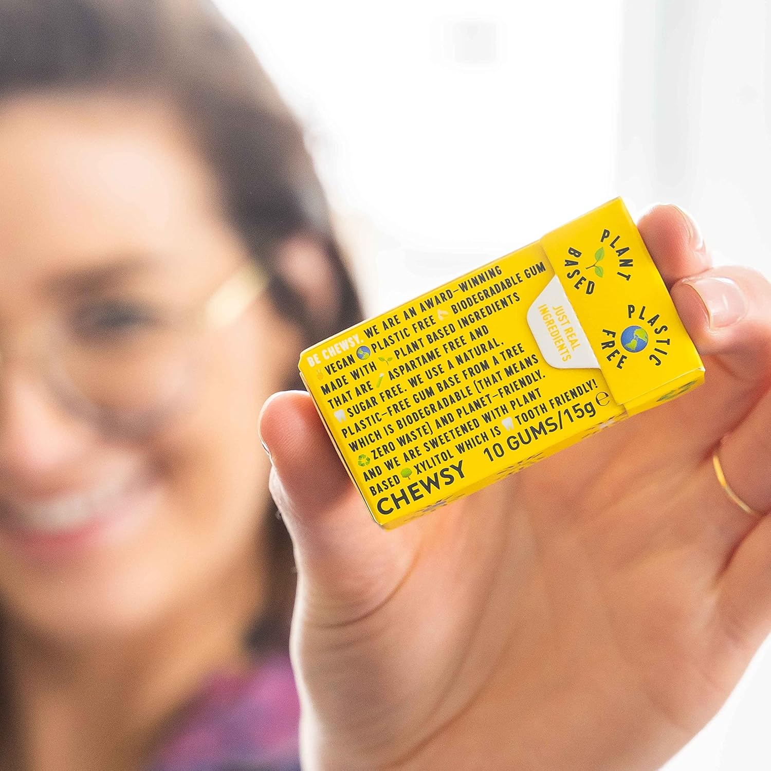 Chewsy Lemon Natural Chicle Gum view 4