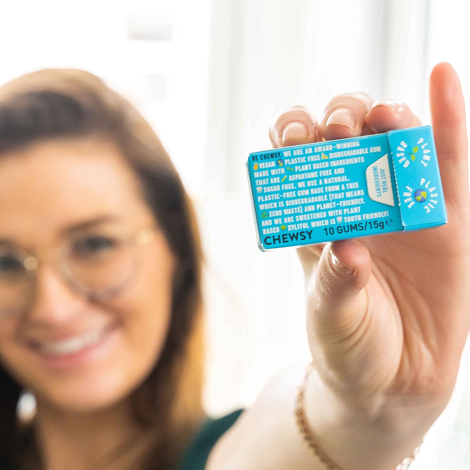 Chewsy Peppermint Natural Chicle Gum view 4