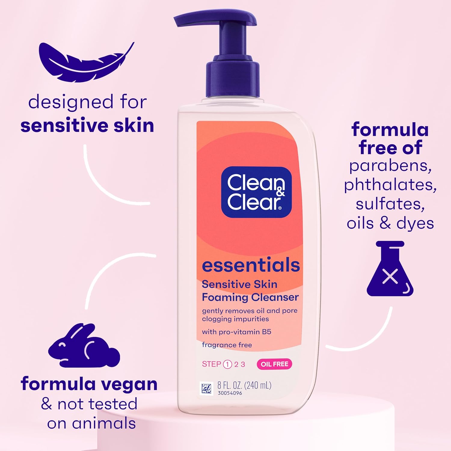 Clean & Clear Essentials Foaming Cleanser view 3