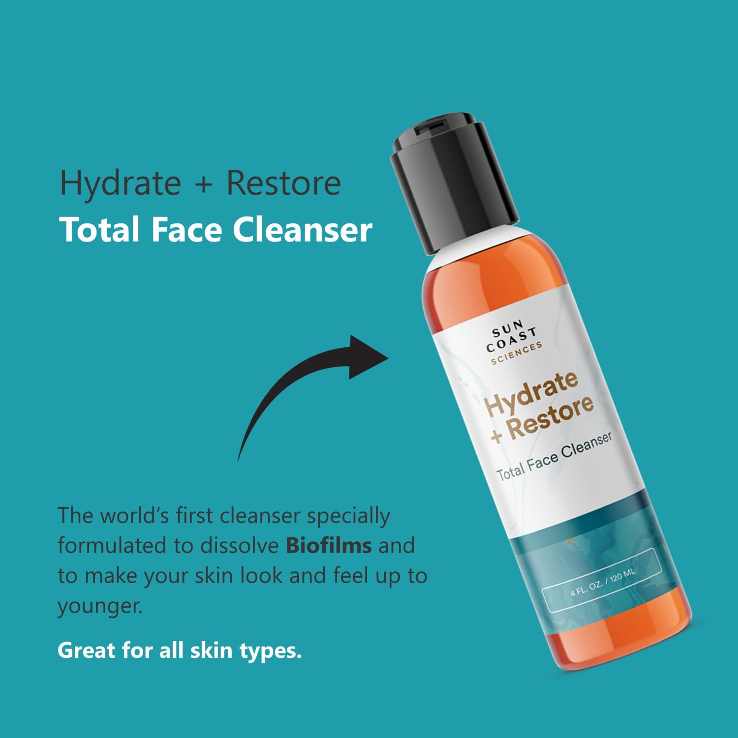 SUN COAST SCIENCES - Hydrate + Restore Cleanser view 2
