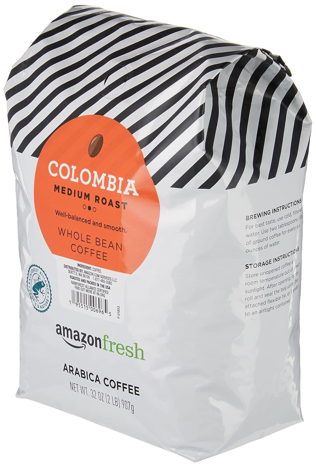Amazon Fresh Colombia Whole Bean Coffee view 2