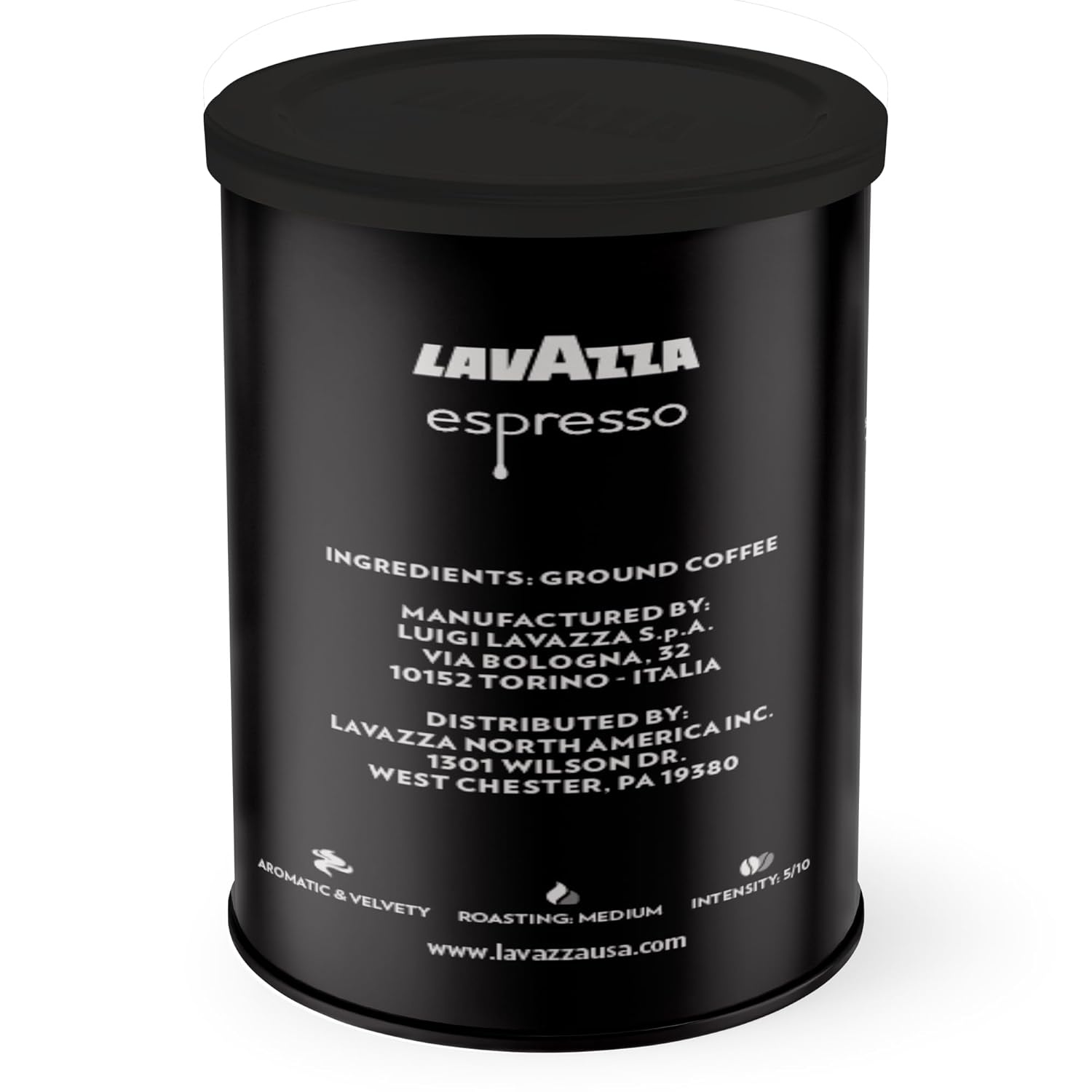 Lavazza Espresso Ground Coffee, Medium Roast, 100% Arabica, 8 oz Tin (Pack of 4) view 3