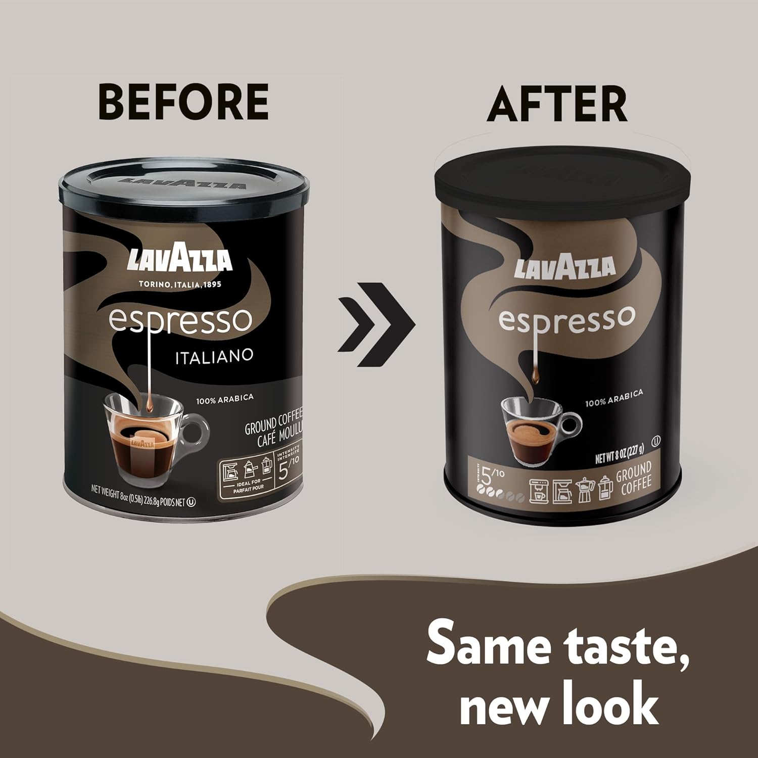 Lavazza Espresso Ground Coffee, Medium Roast, 100% Arabica, 8 oz Tin (Pack of 4) view 4