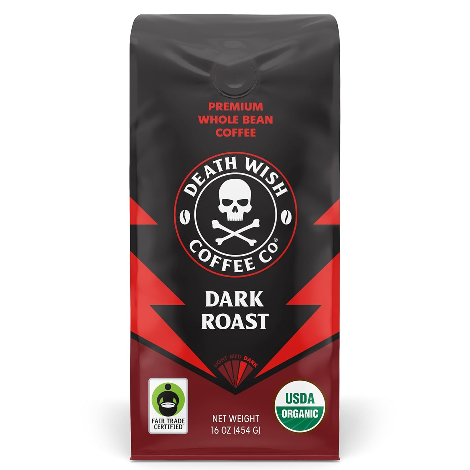 Death Wish Coffee Organic Dark Roast