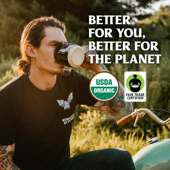 Death Wish Coffee Organic Dark Roast view 3