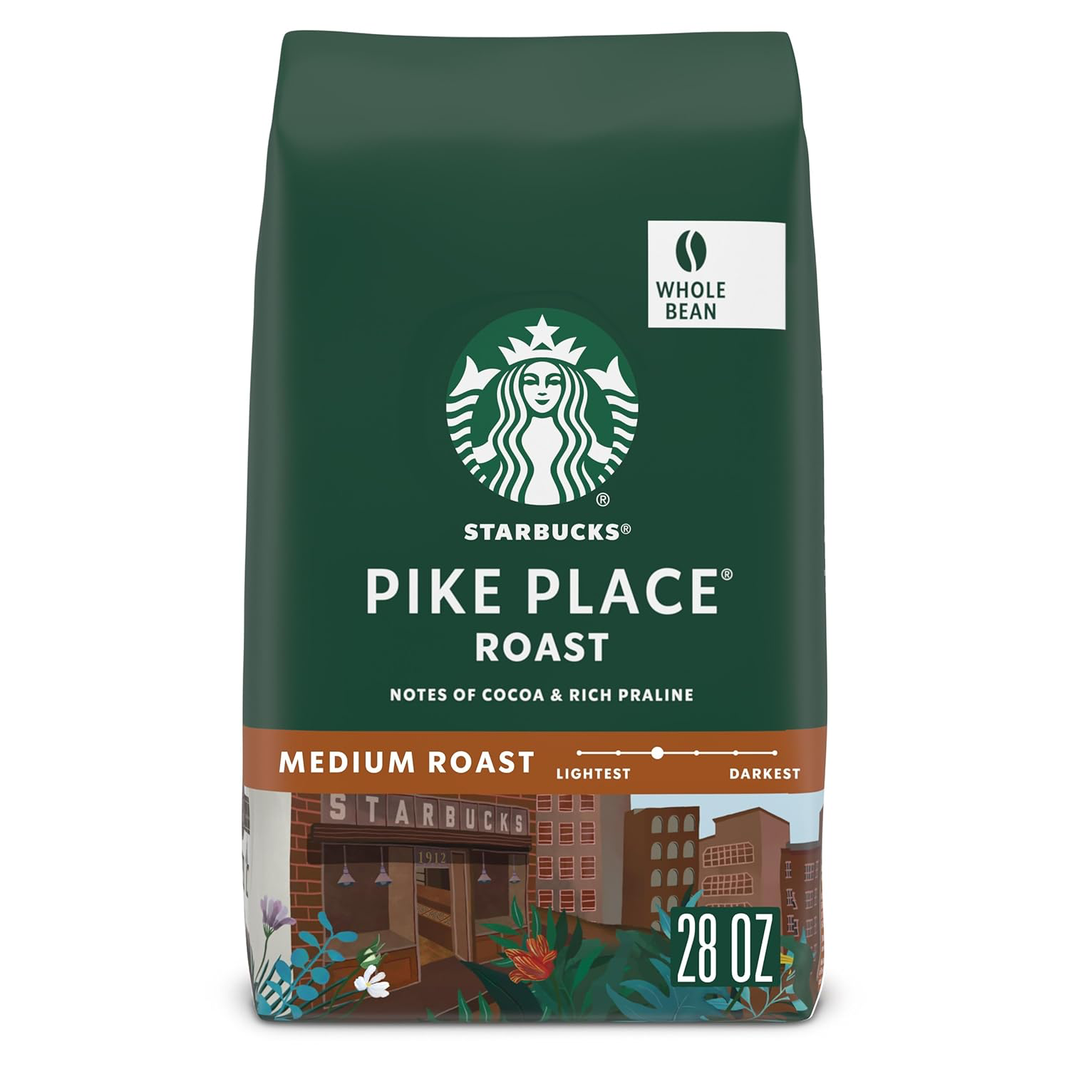 Starbucks Pike Place Roast Whole Bean