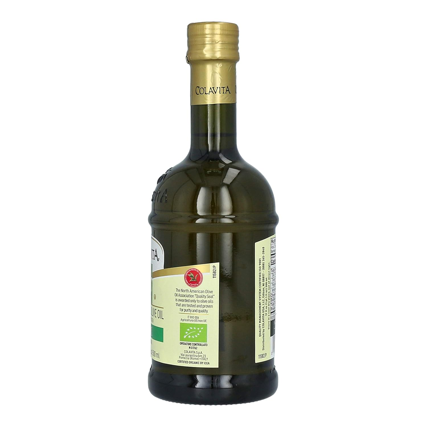 Colavita 100% Organic Extra Virgin Olive Oil 17 oz view 4