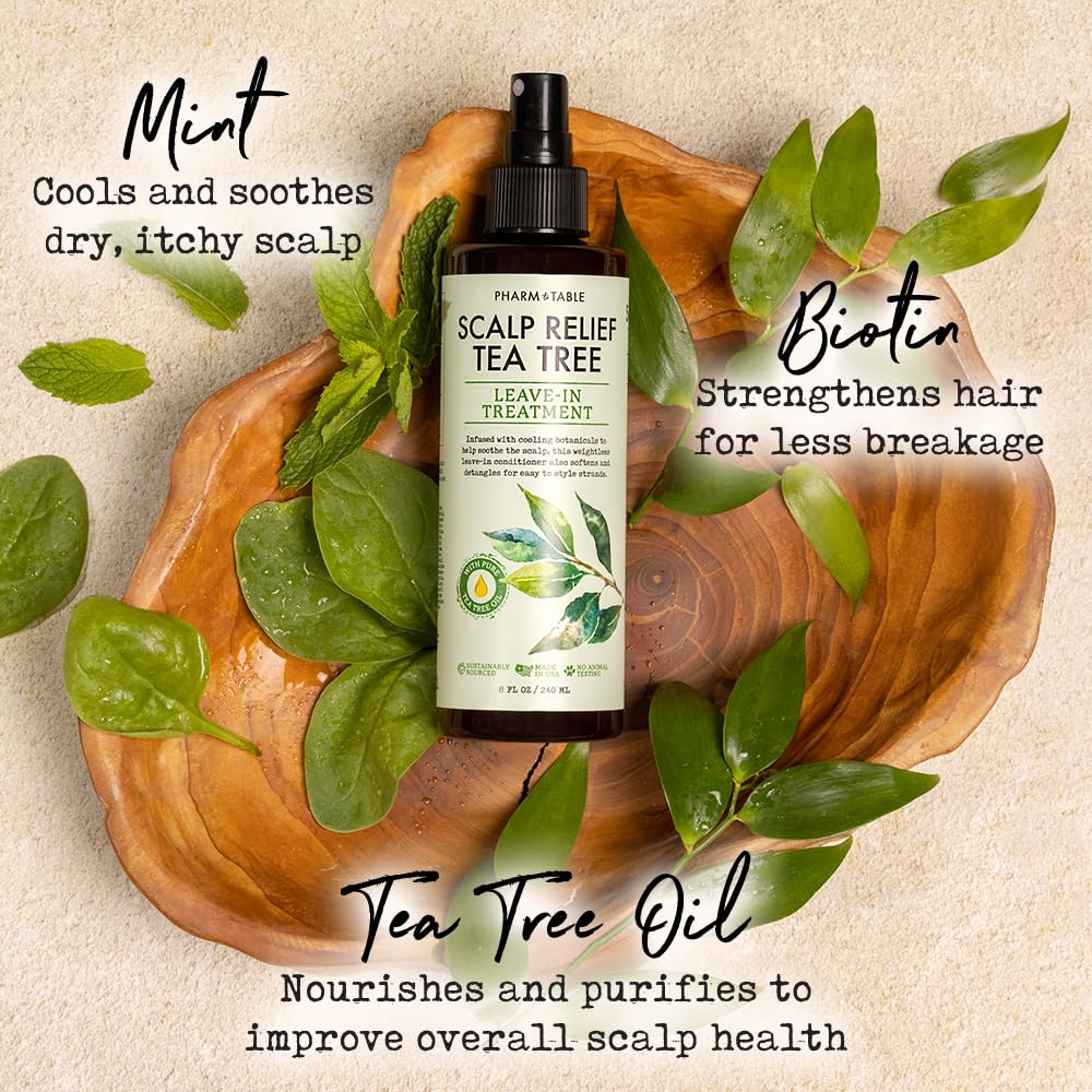 Leave In Conditioner Spray - Tea Tree Scalp Treatment view 4