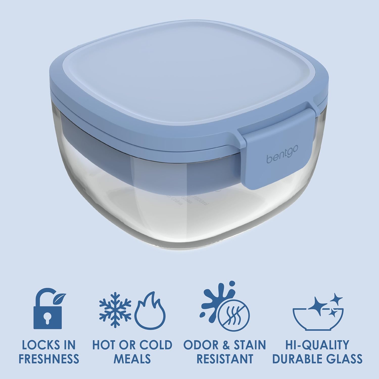 Bentgo Glass All-in-One Salad Container view 3