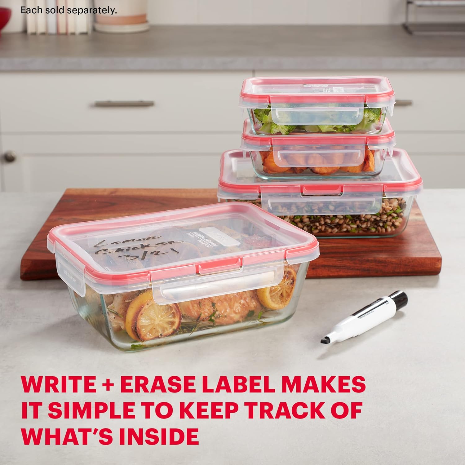 Pyrex Freshlock Glass Container view 3