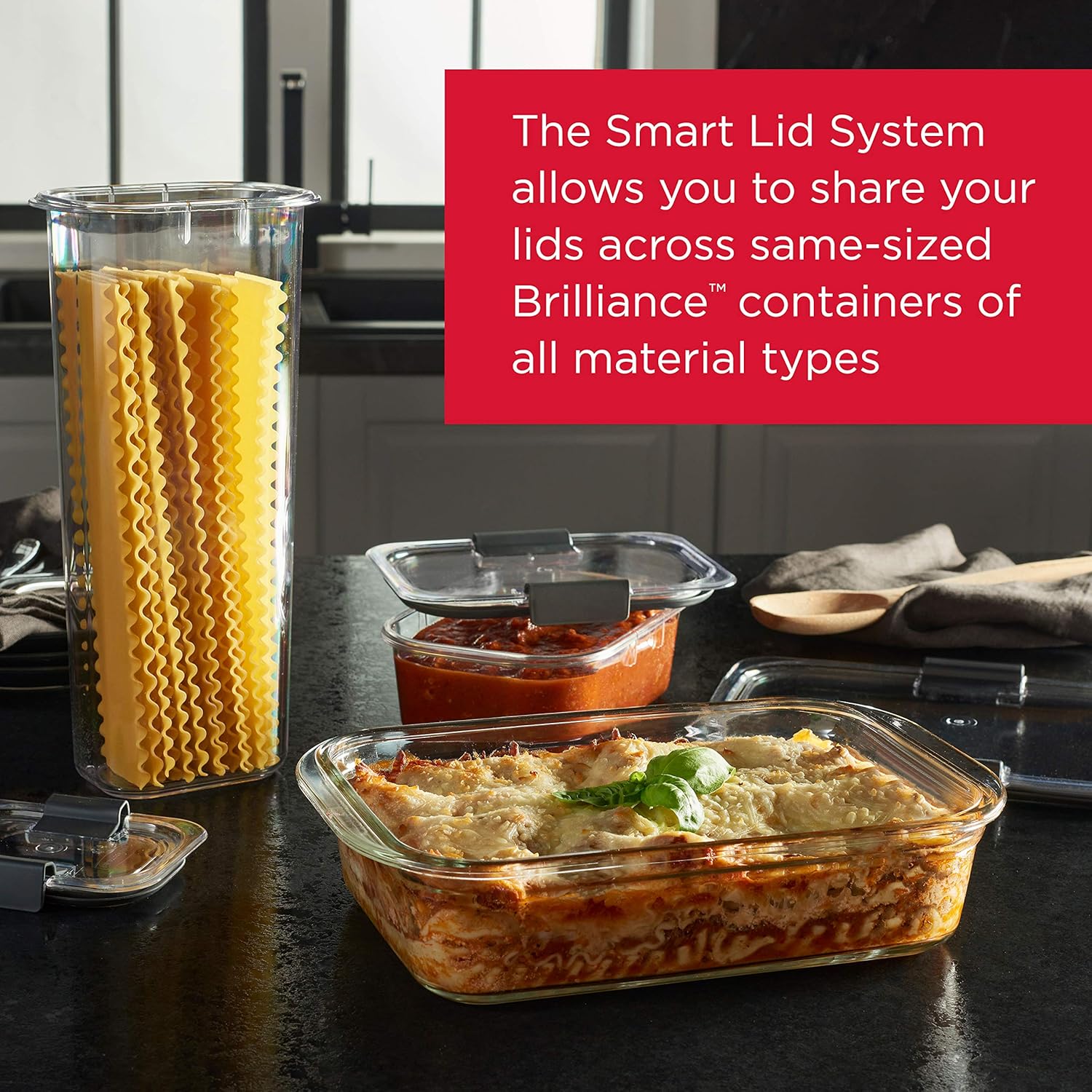 Rubbermaid Brilliance Glass Container view 4