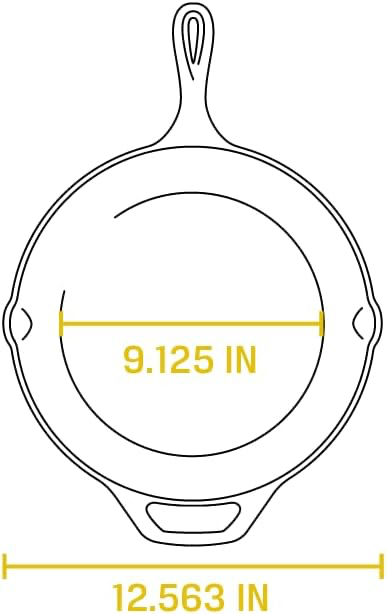 Lodge Cast Iron Skillet - 12 Inch view 2