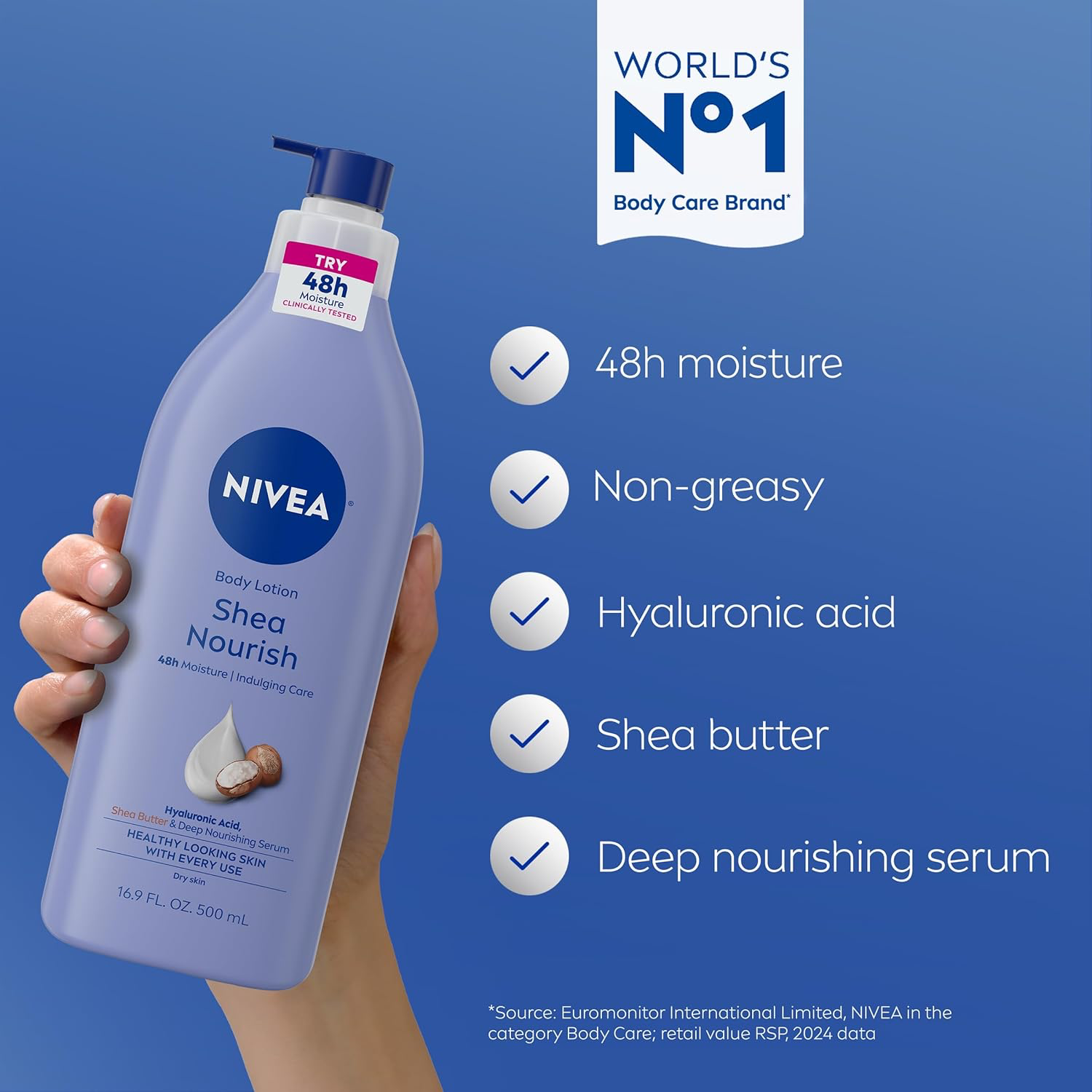 NIVEA Shea Nourish Body Lotion view 3