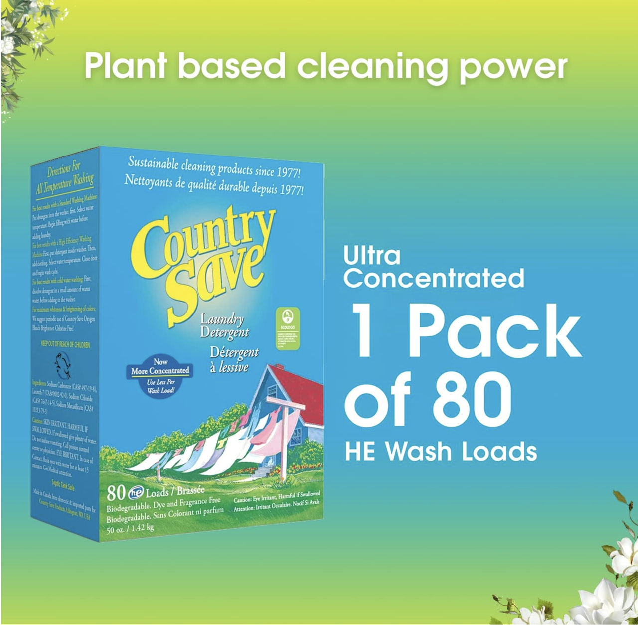 Country Save Laundry Detergent Powder  view 2