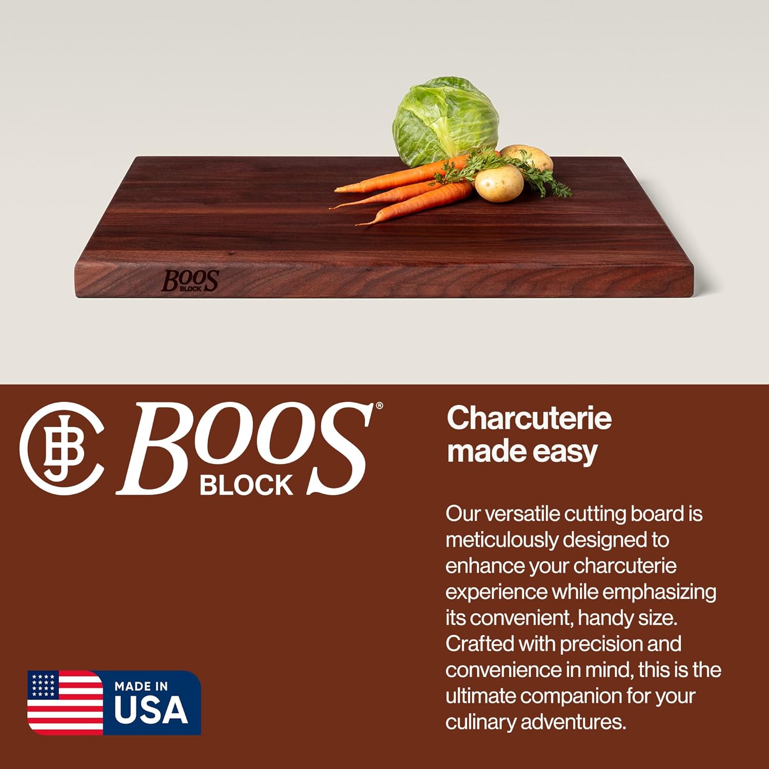 John Boos Walnut Cutting Board 24x18 inches view 4