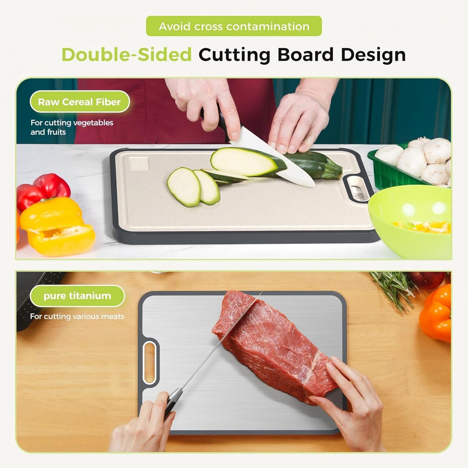 Titanium Cutting Board - 16"×11" view 4