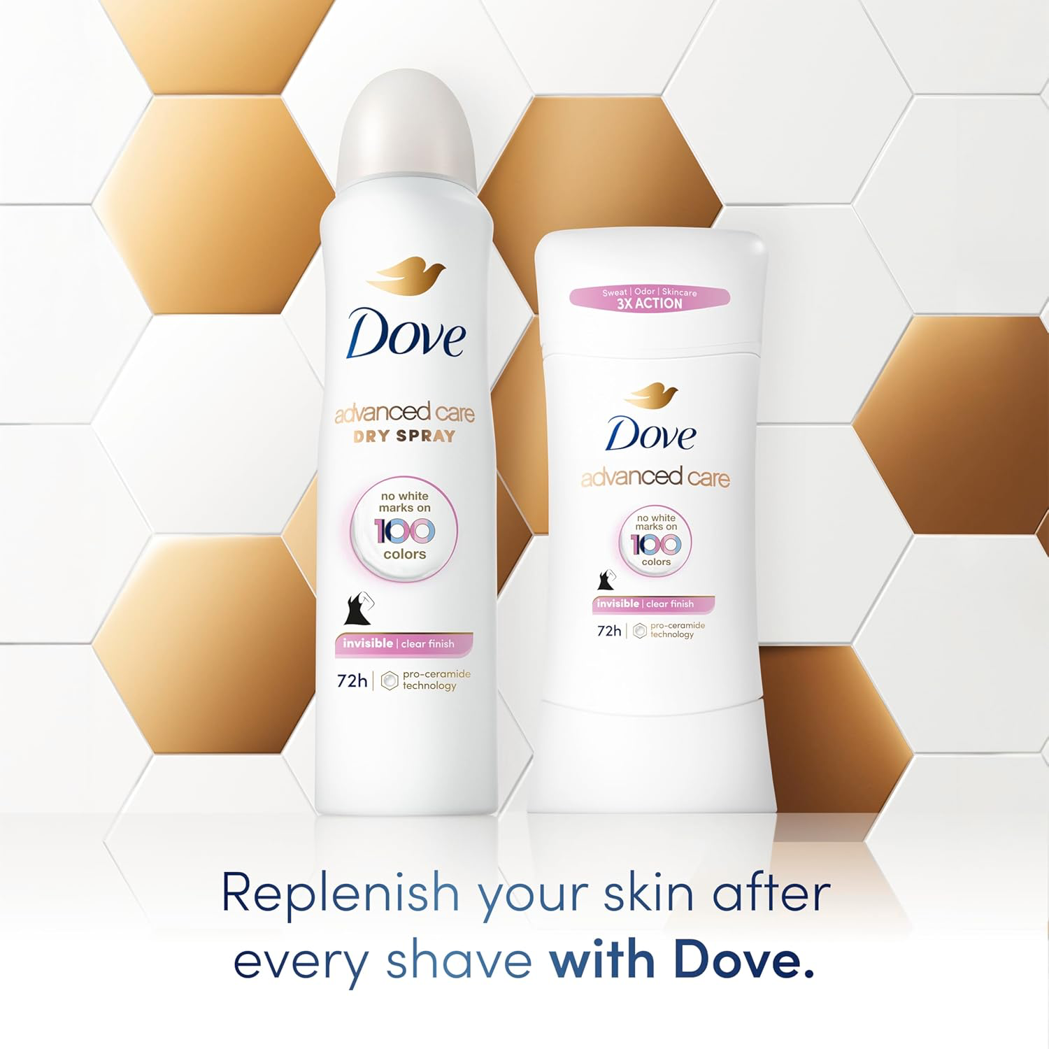 Dove Advanced Care - Clear Finish Stick view 4