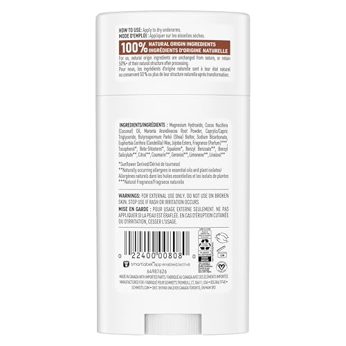 Schmidt's Aluminum-Free Vegan Deodorant Sandalwood & Citrus for Women and Men, with 24 Hour Odor Protection, Natural Ingredients, Cruelty-Free, 2.65 oz view 2