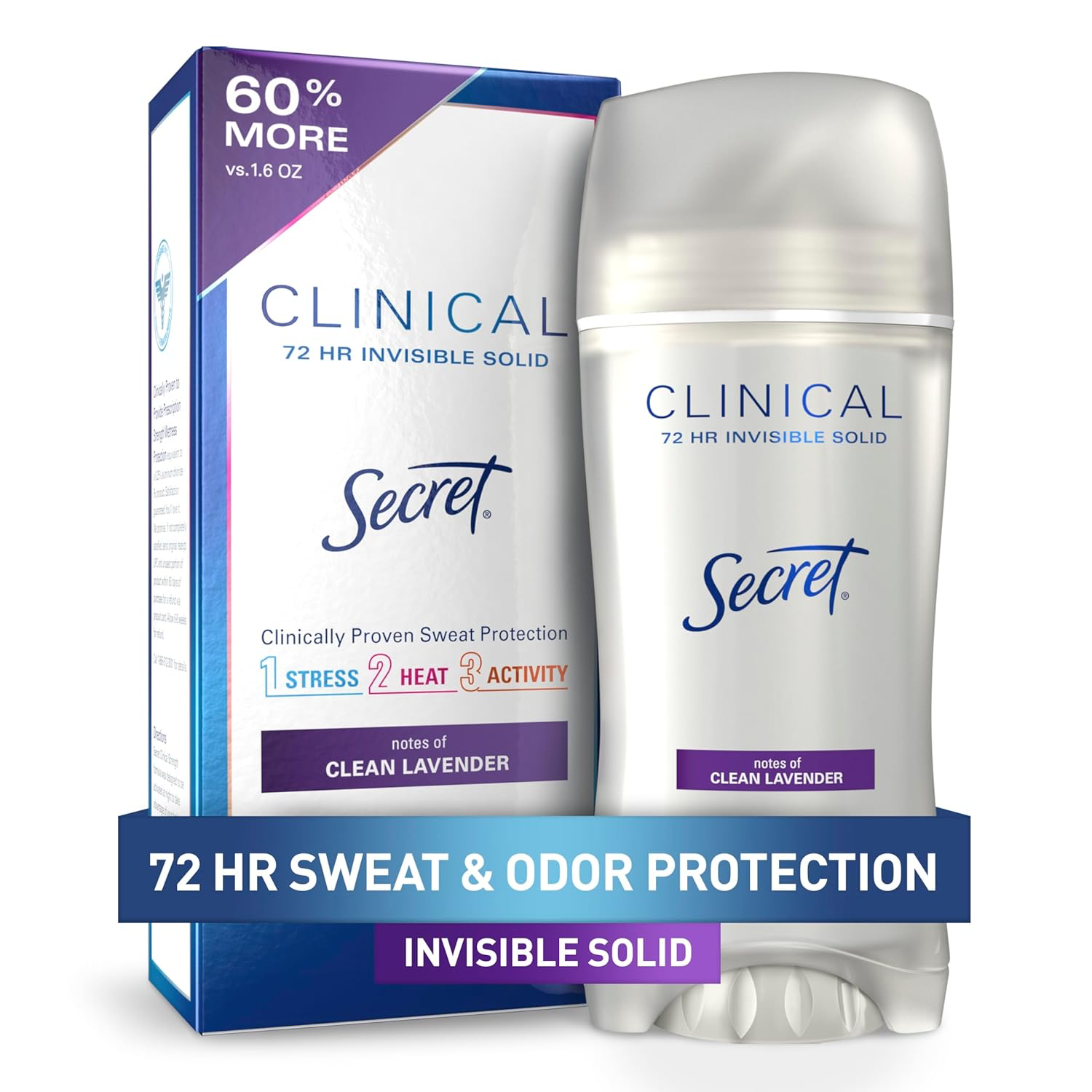 Secret Clinical Strength - Clean Lavender
