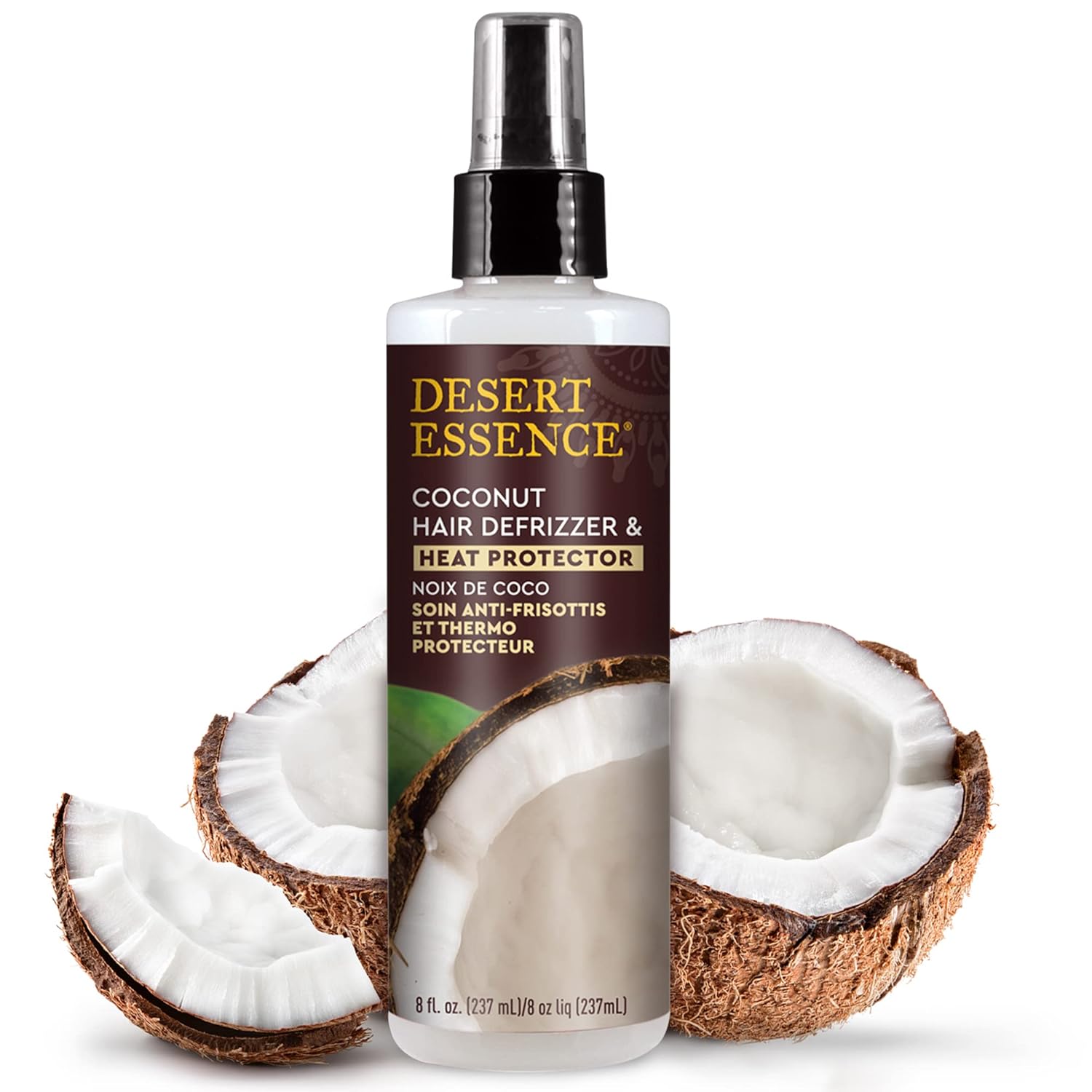 Desert Essence Coconut Defrizzer Heat Protector view 2