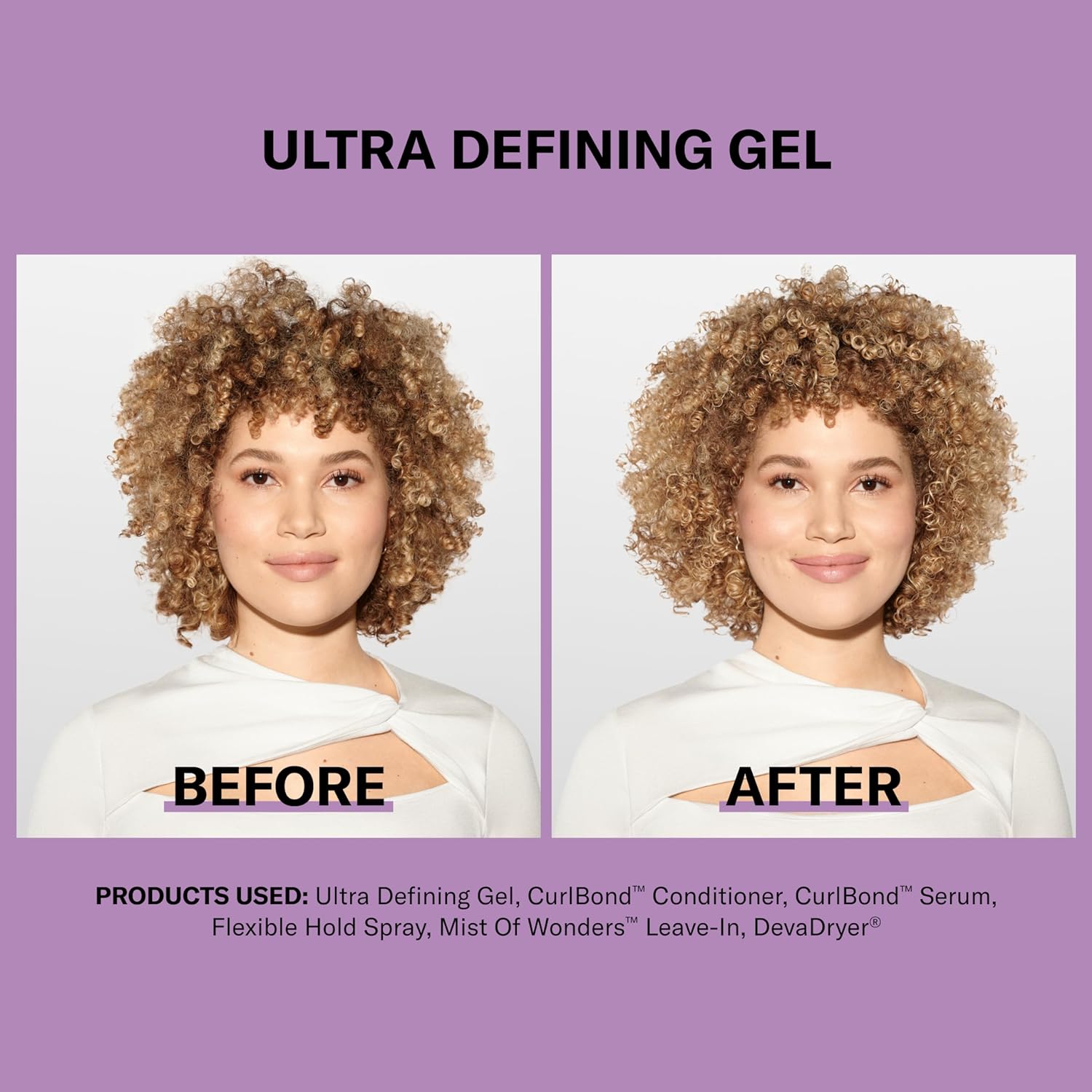 DevaCurl Ultra Defining Gel Strong Hold Non-Crunch Styler | Non-Flaking Formula | Non-Sticky view 4
