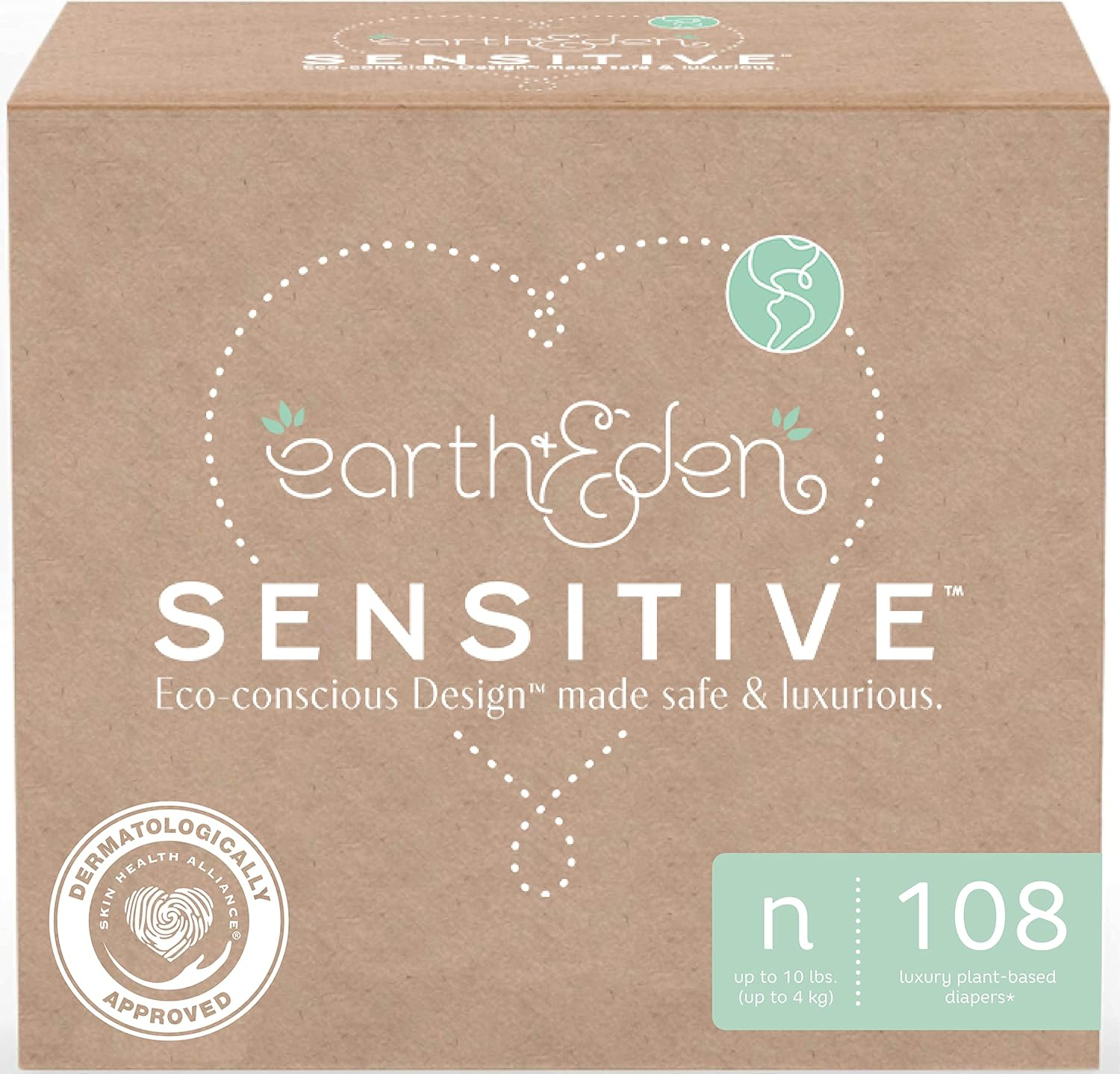 Earth & Eden Sensitive Diapers - Newborn