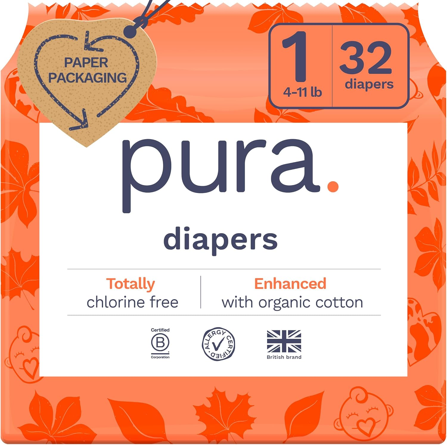 Pura Diapers - Size 1