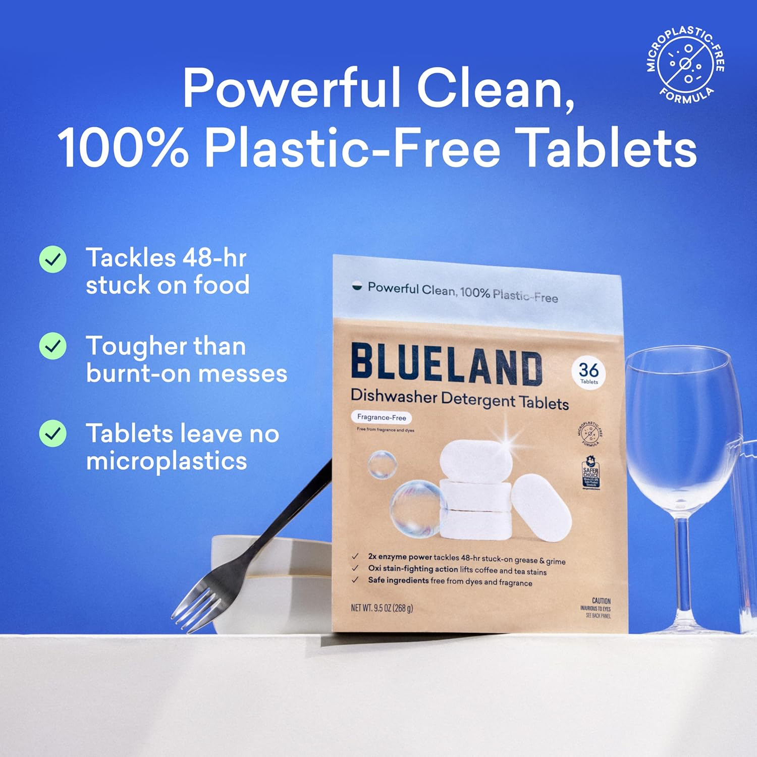 Blueland Dishwasher Detergent Tablets - 60 Count view 2