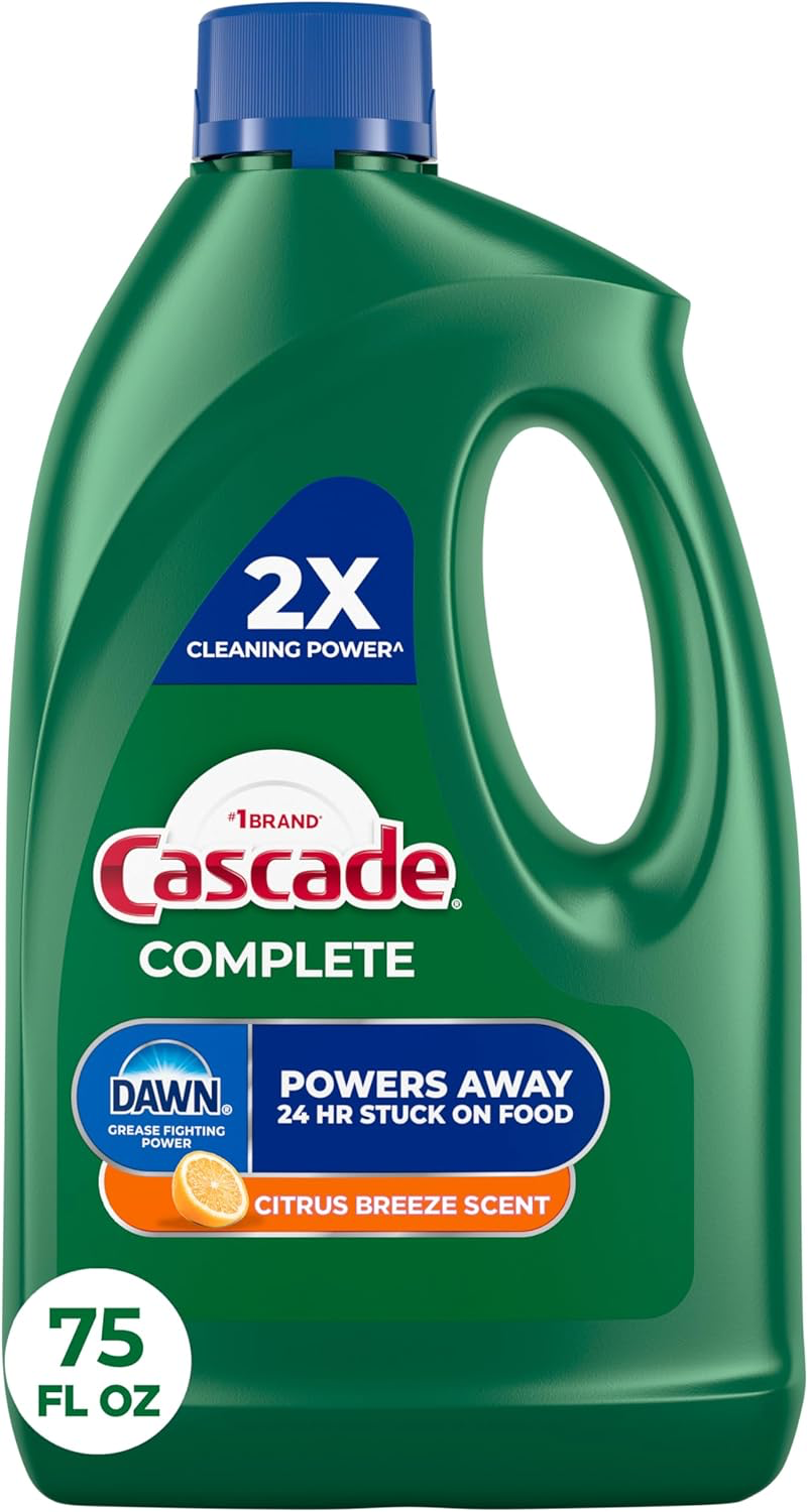 Cascade Complete Gel Dishwasher Detergent - 75 oz