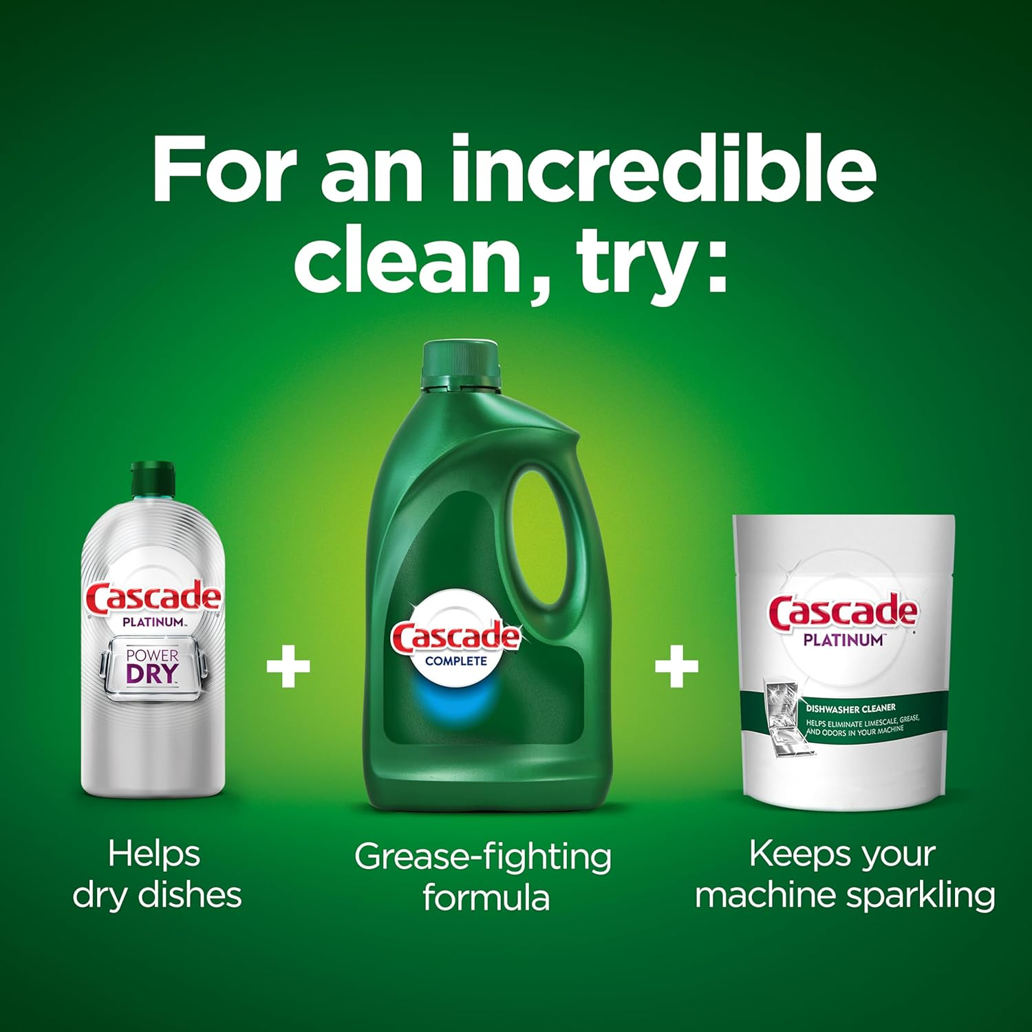 Cascade Complete Gel Dishwasher Detergent - 75 oz view 3