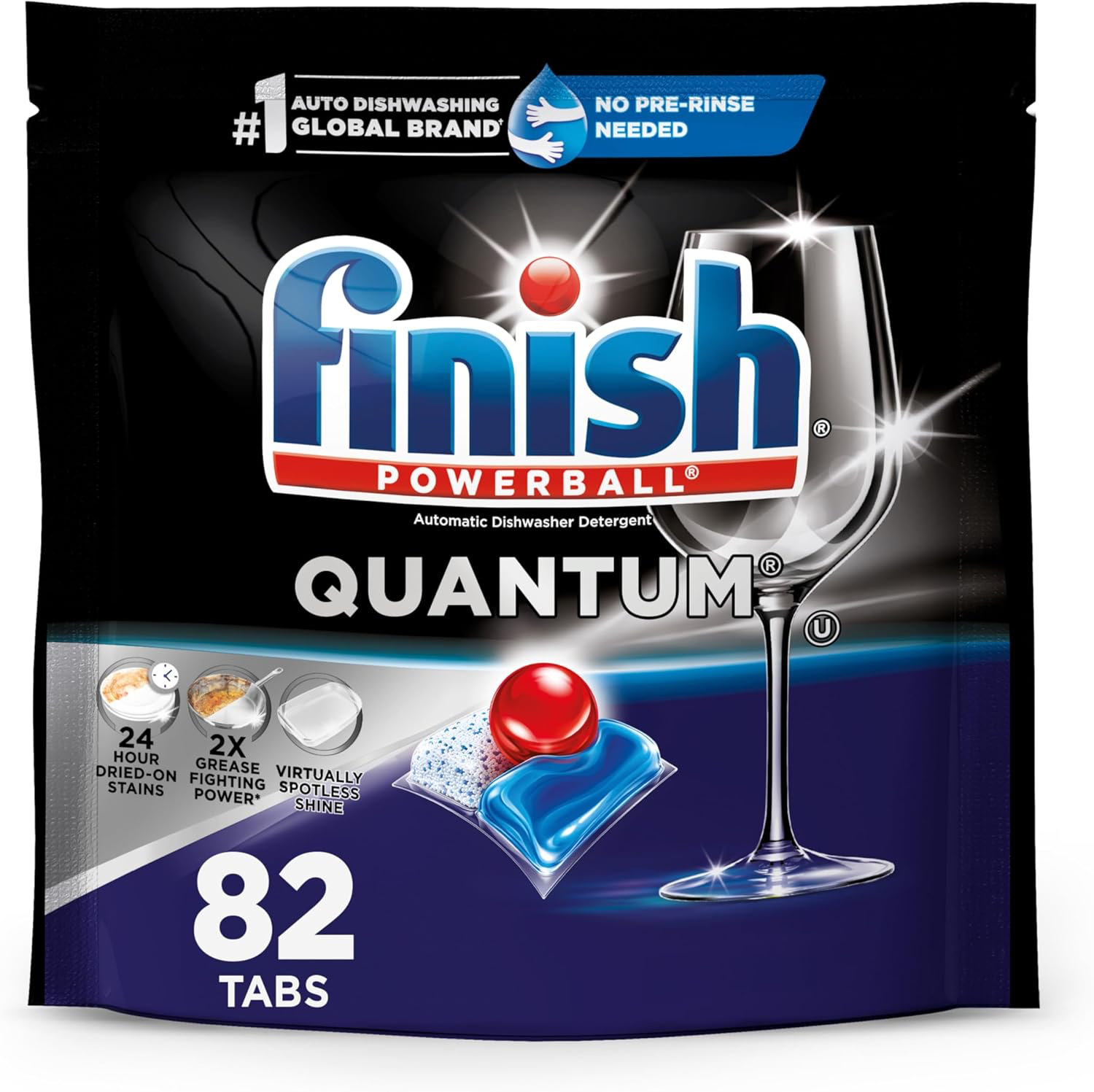 Finish Quantum Dishwasher Pods - 82 Count