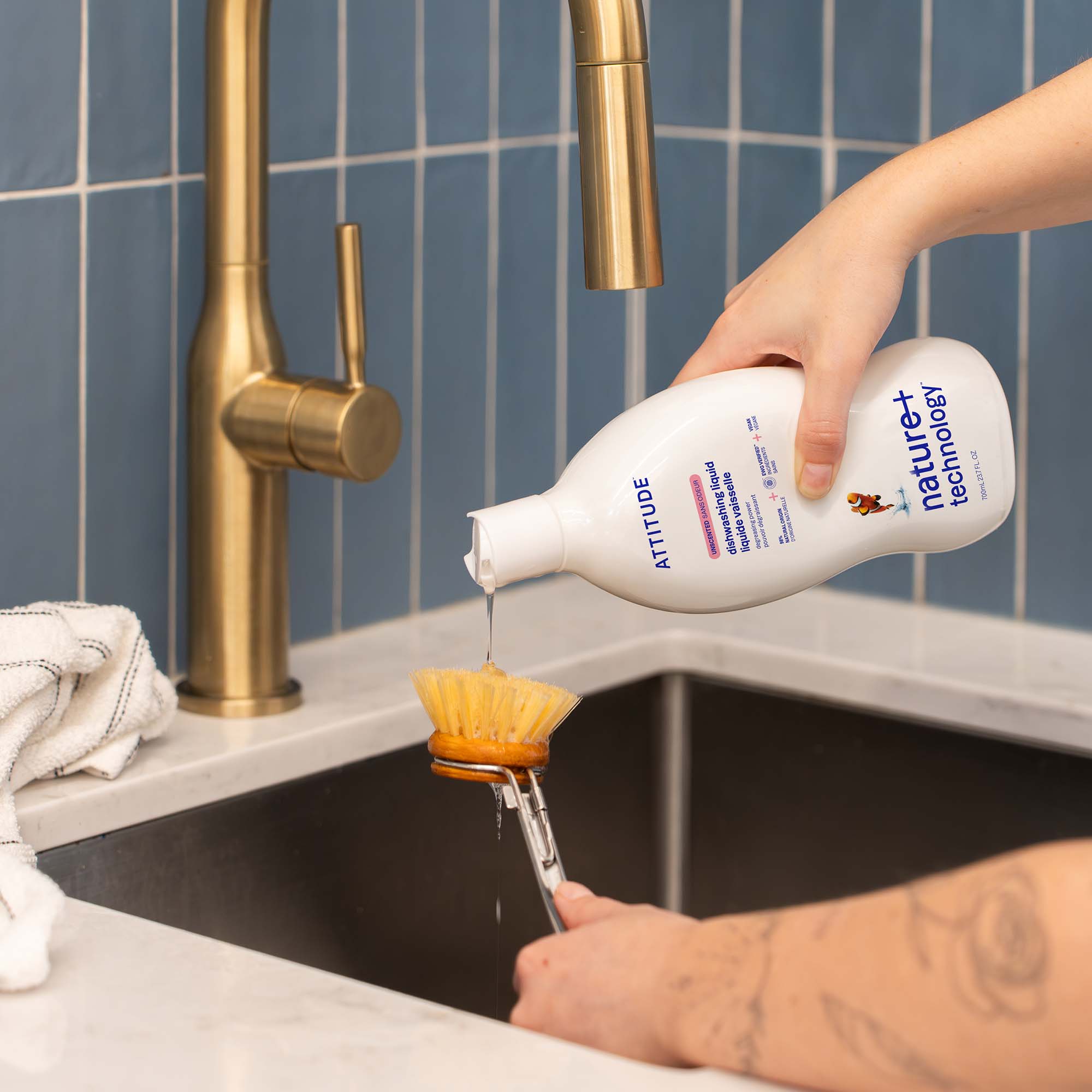 ATTITUDE Dish Soap - Wildflowers view 2