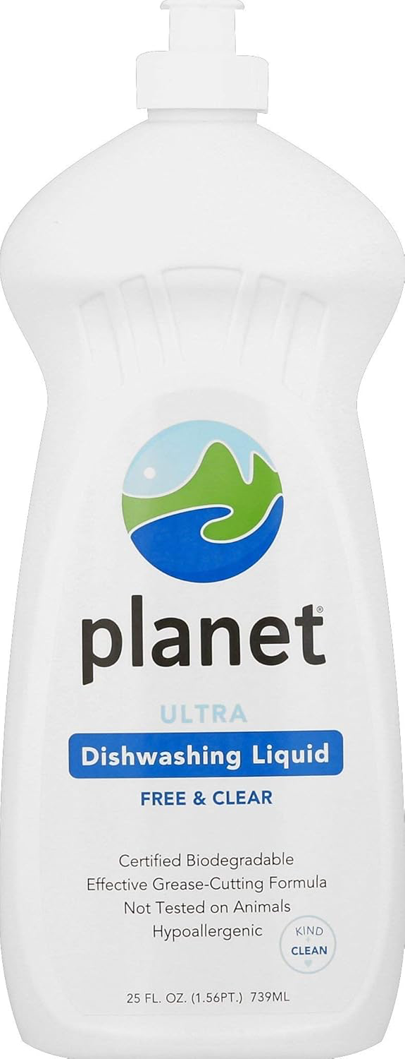Planet Ultra Dishwashing Liquid - 25 oz (Pack of 12)
