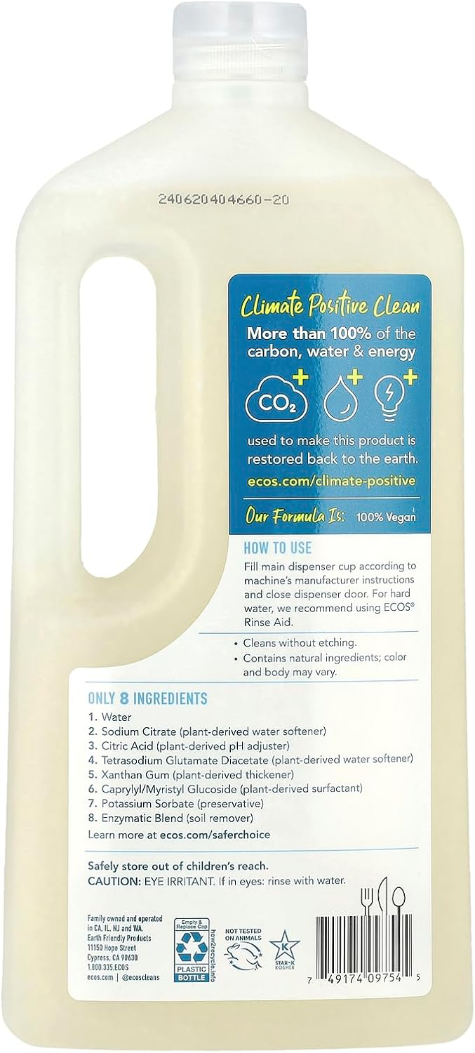 ECOS Free and Clear Plant Powered Dish Gel view 2