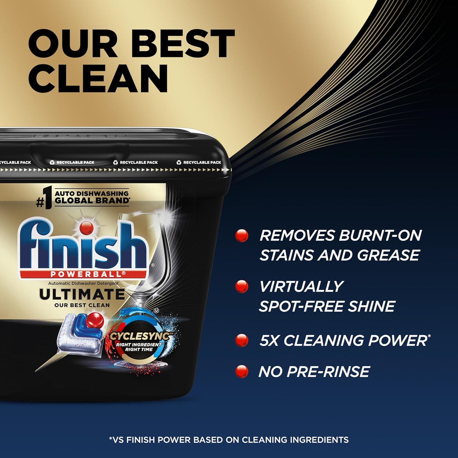 Finish Ultimate Dishwasher Pods - 52 Count view 2