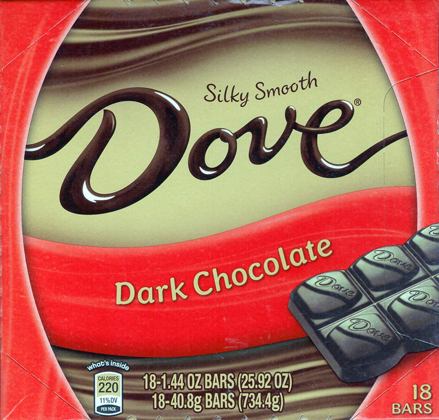 Dove Dark Chocolate Silky Smooth Bars