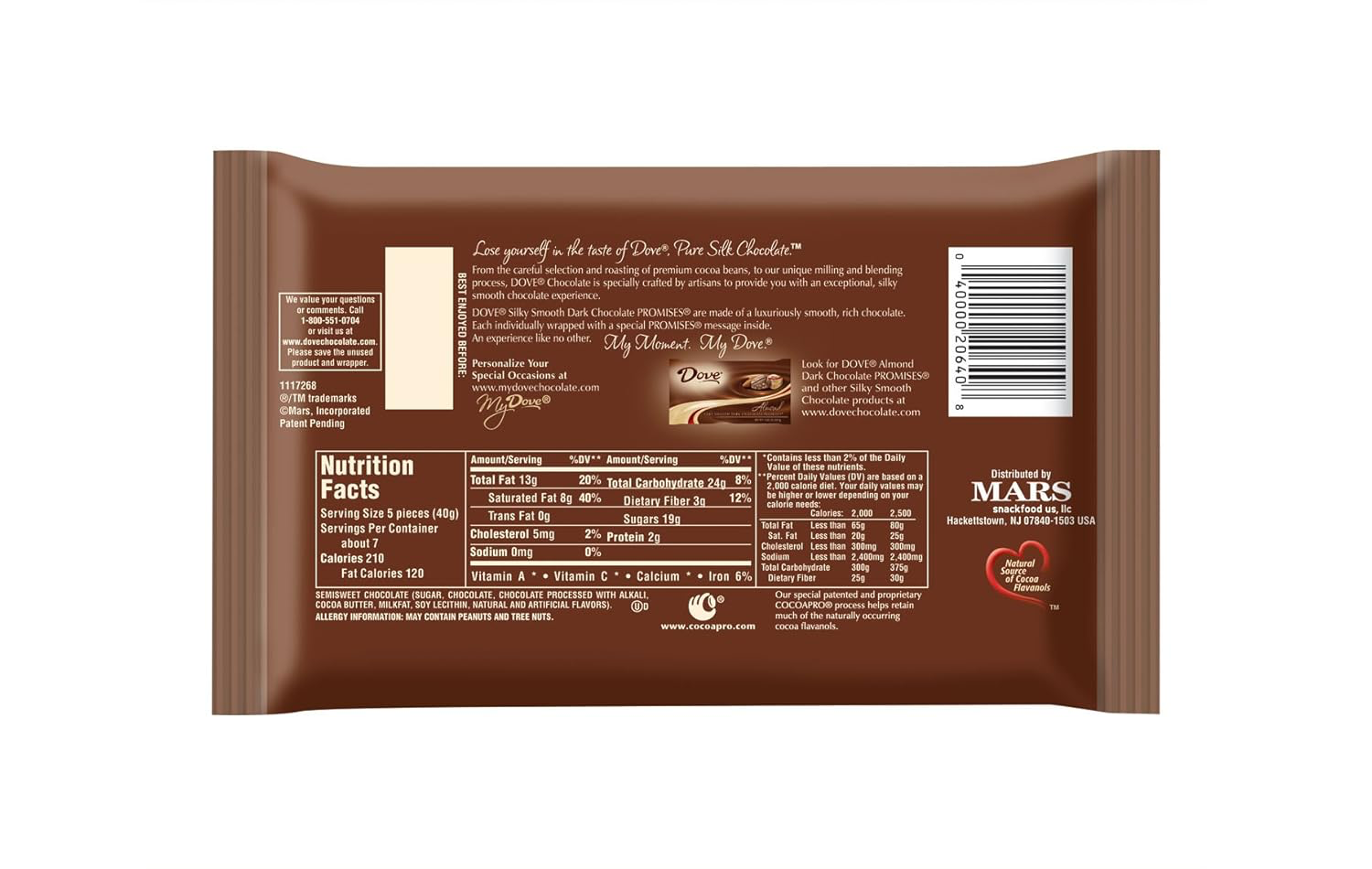 Dove Dark Chocolate Promises view 3