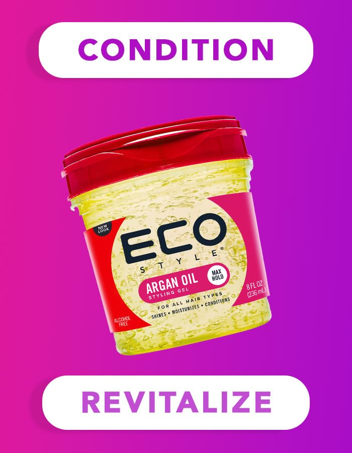 Eco Style Moroccan Argan Oil Styling Gel view 3