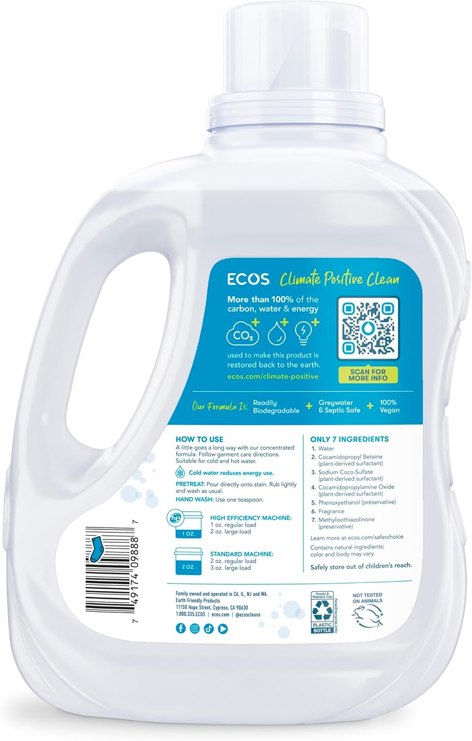 ECOS Magnolia & Lily Laundry Detergent view 2