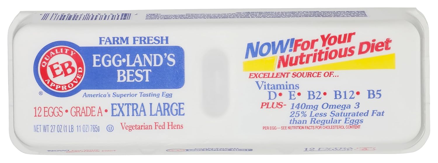 Eggland's Best, Extra Large Grade A Eggs, 12 ct, 1 dozen