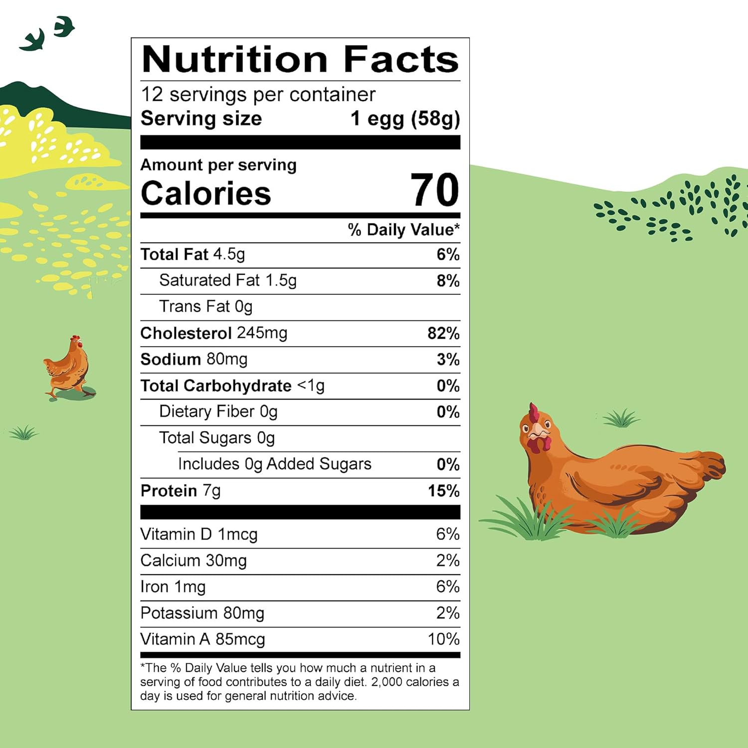 Organic Valley, Organic Free-Range Extra Large Brown Eggs - 1 Dozen (12 ct) view 2