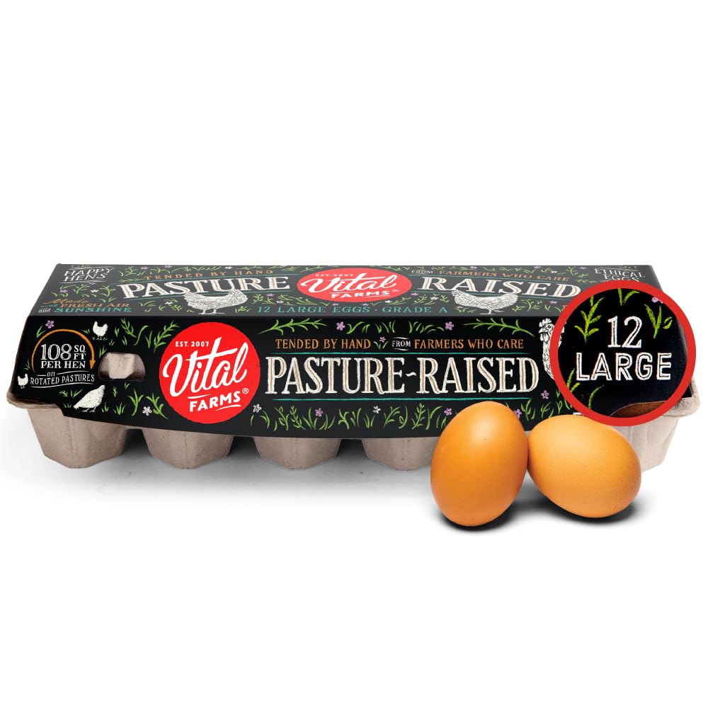 Vital Farms Pasture-Raised Grade A Large Eggs - 12ct