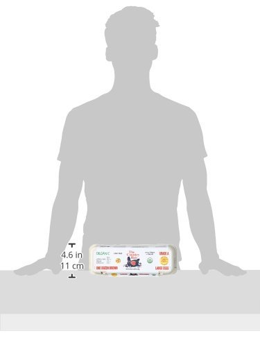 The Country Hen, Organic Large Brown Eggs, 1 dozen view 4