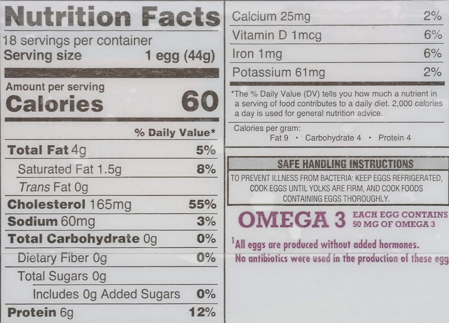 NELLIES NEST Medium Grade A Eggs, 18 CT view 3