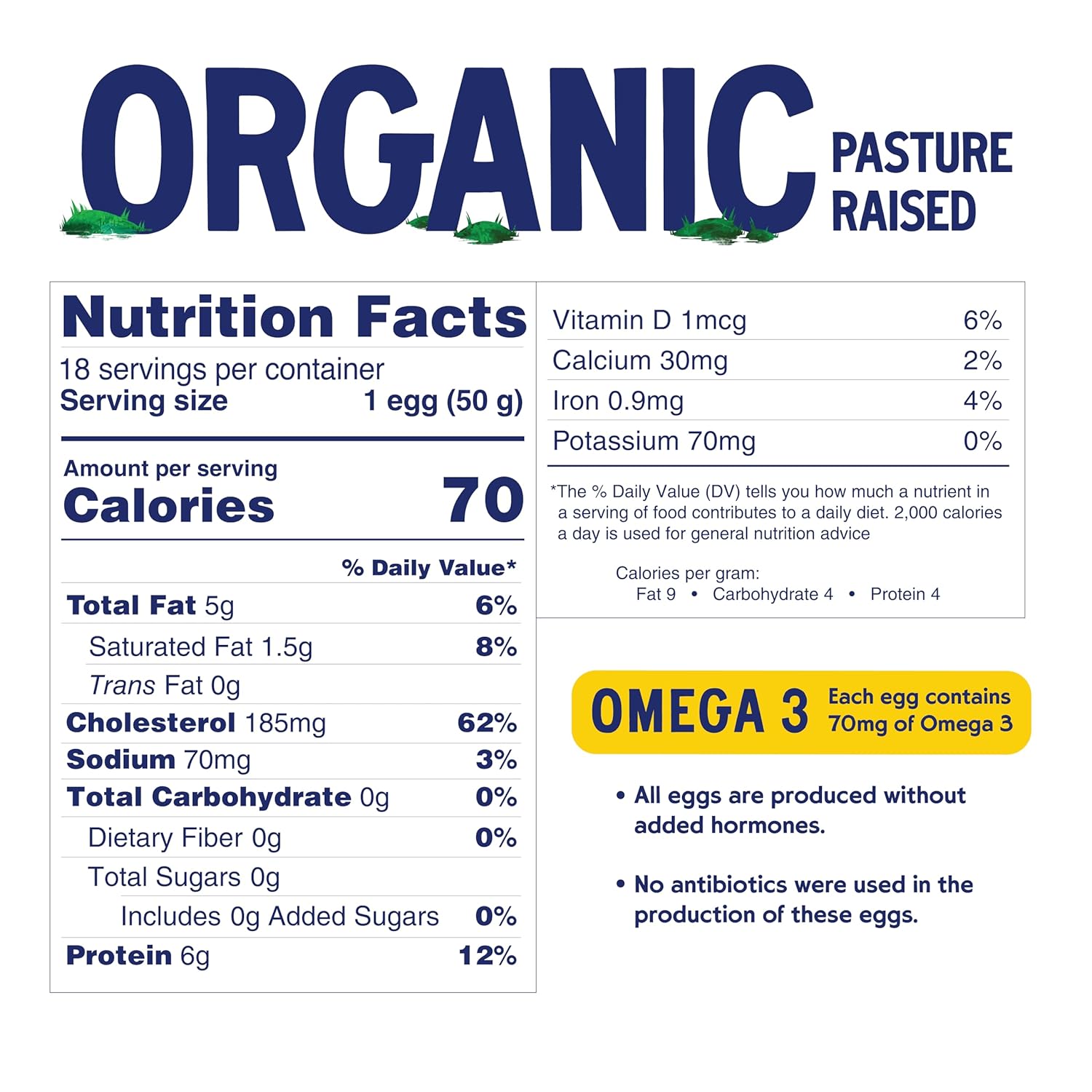 Pete & Gerry's Organic Pasture Raised Eggs Large 12 Ct view 2