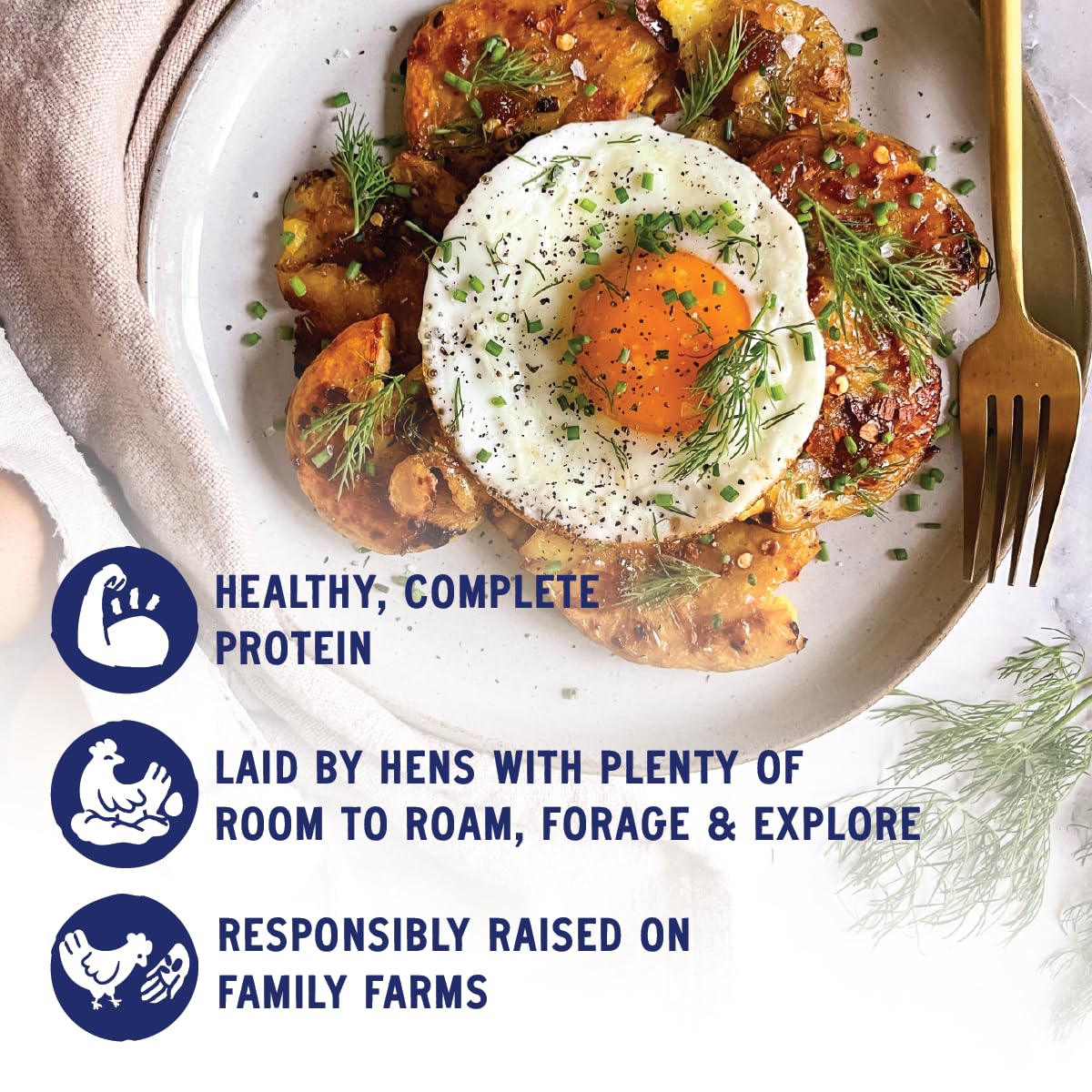 Pete & Gerry's Organic Pasture Raised Eggs Large 12 Ct view 3